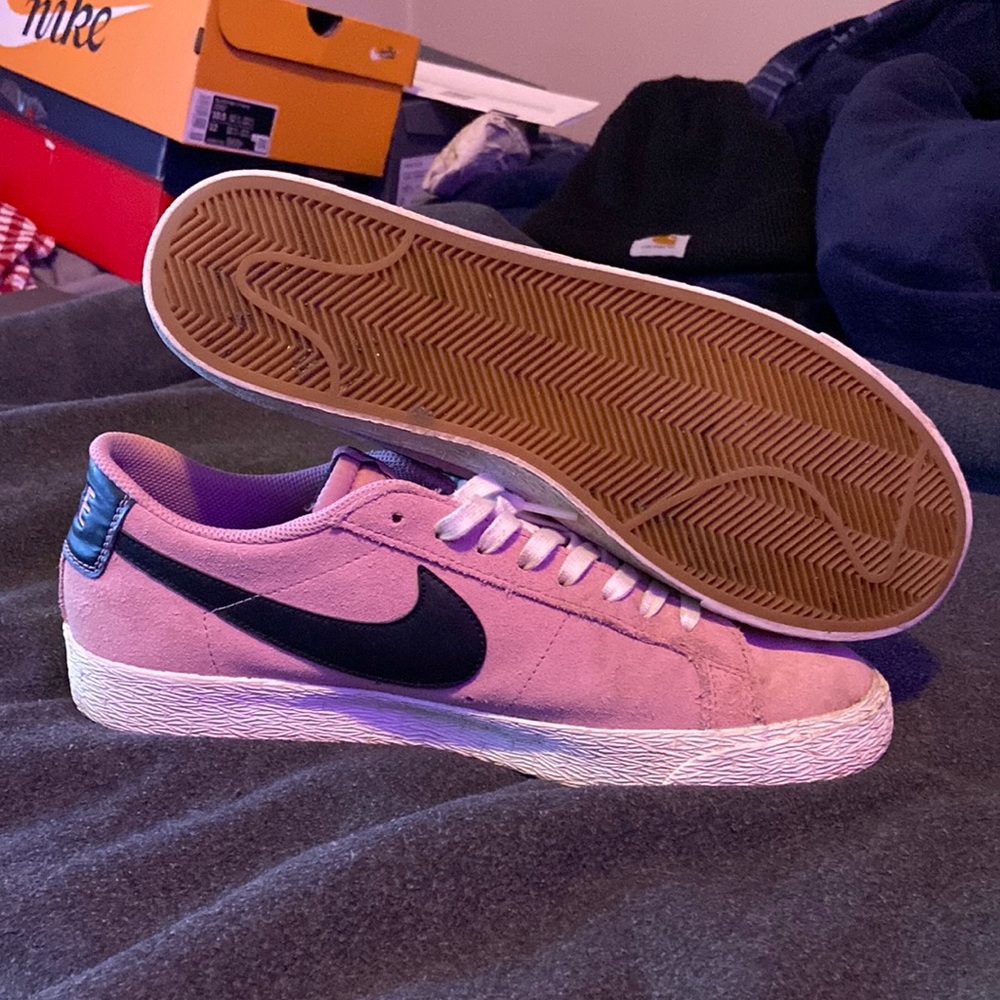 Nike Blazer Low SB - US Mens sz 11 - Pink suede